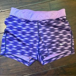 purple nike drifit shorts